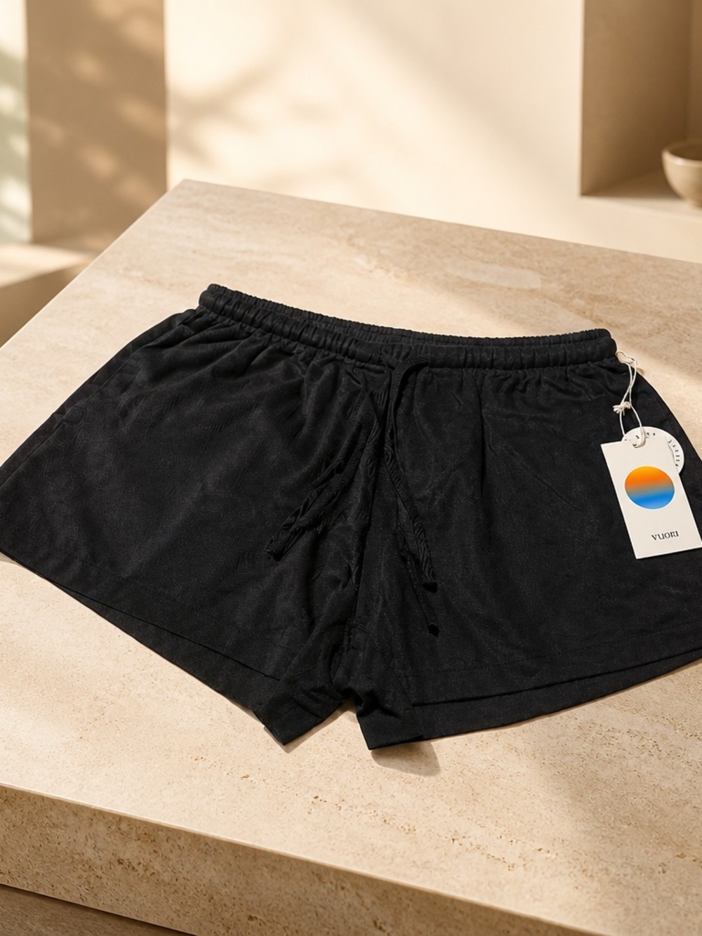Vuori Black Women's Elastic-Waist Shorts brand new size XS